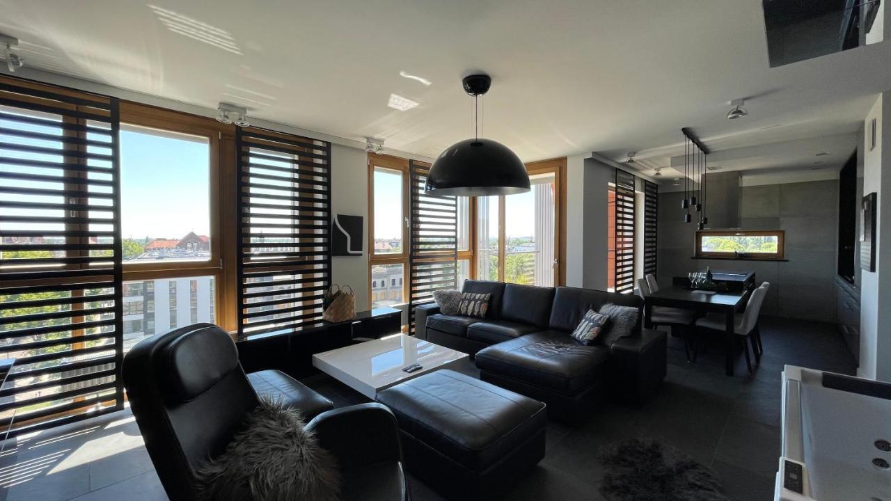 Magspace River View Jacuzzi Apartment Gdansk Exterior foto